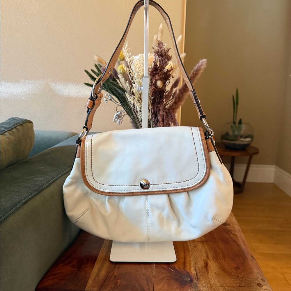 Vintage Coach Soho Pleated Leather Hobo